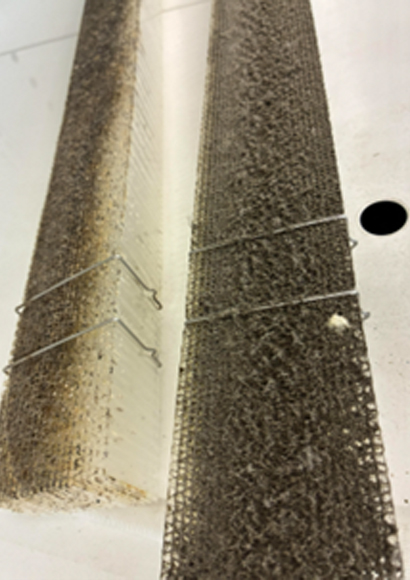 防塵シート未使用状態